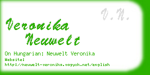 veronika neuwelt business card